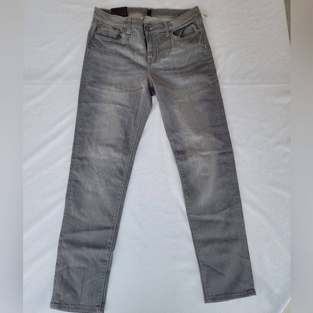 New Gap Premium Super Skinny Gray Wash Denim Jeans